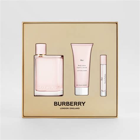 burberry her perfume gift set